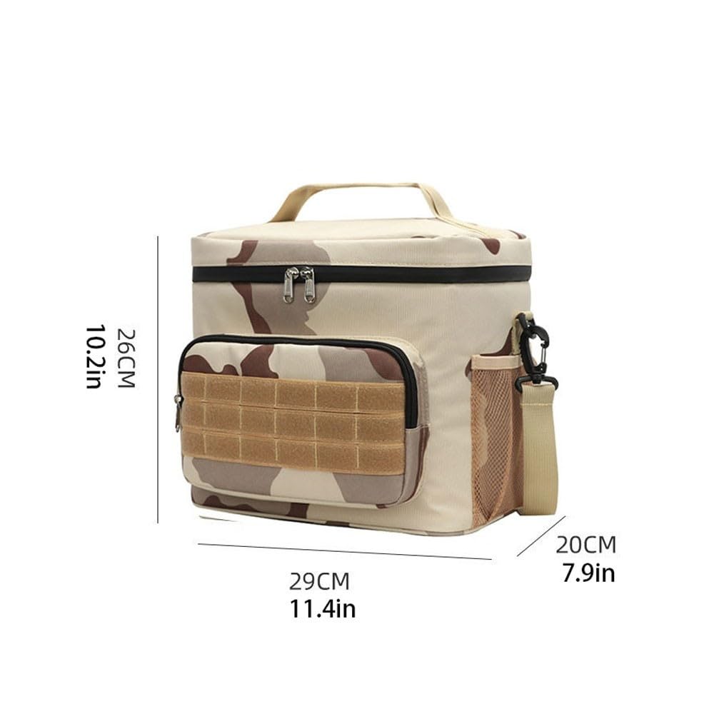 Borsa for il pranzo, borsa for il pranzo isolata, borsa termica morbida for uomini e donne adulti(Black)