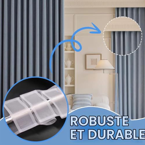 SZSMW Rufflette pour Rideaux - Ruban à Rideaux - Ruban Fronceur de Rideau - Convient à Toutes Sortes de Styles de, TrèS AdaptéS Aux dans Les Chambres,Les Salles D'éTude(10 Cm * 10 M) – vue 6