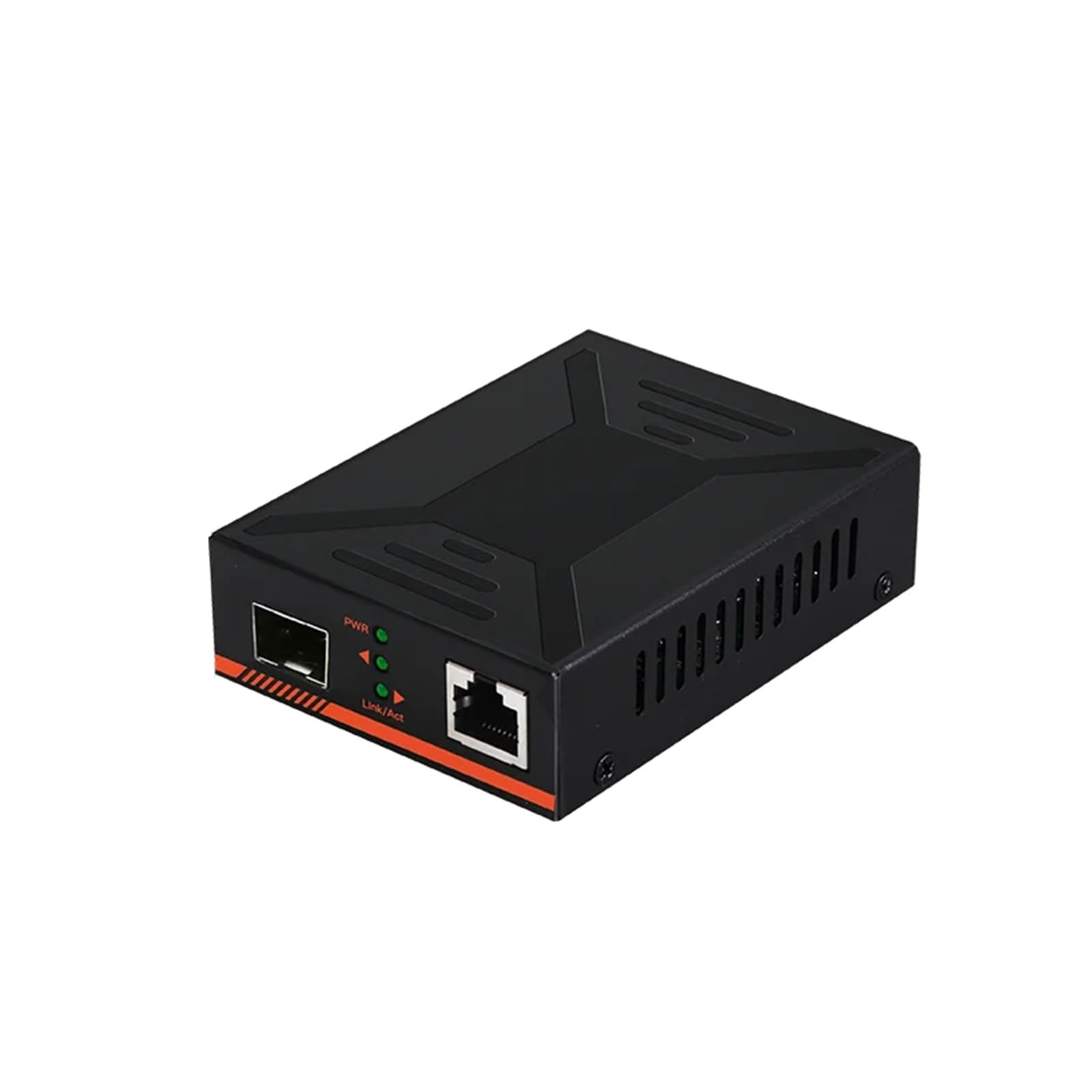2PCS 10/100/1000Mbps Gigabit ottica singola fibra ricetrasmettitore-convertitore multimediale -SFP
