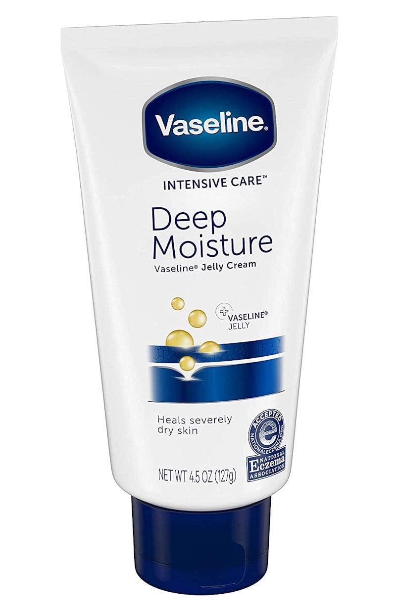Vaseline Petroleum Jelly Cream, Deep Moisture Vitamin E 4.5 oz
