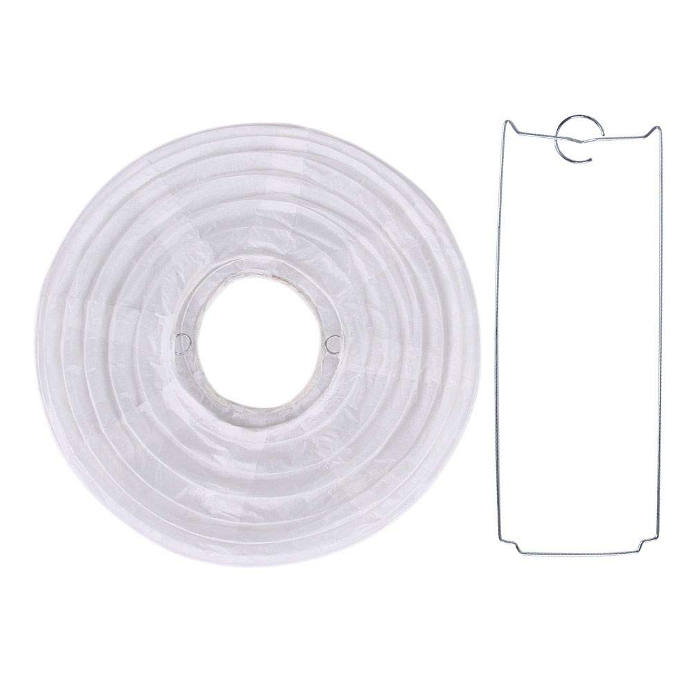 9 szt. zestawu papierowych lampion wiszące kulowe lampiony do dekoracji domu przyjęcie wesele białe 40 cm / 16 cali
