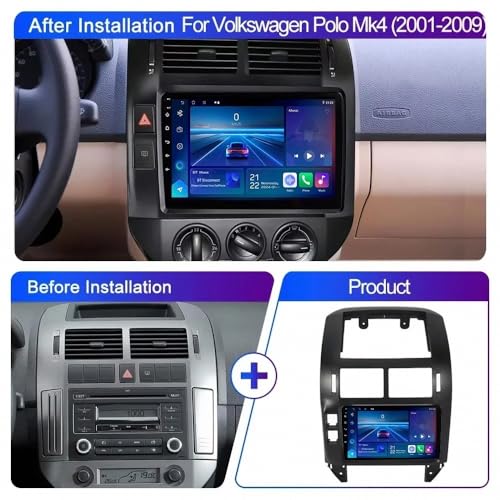 Pantalla Carplay para VW Polo: Olvida los cables con Android Auto inalámbrico y manos libres 2