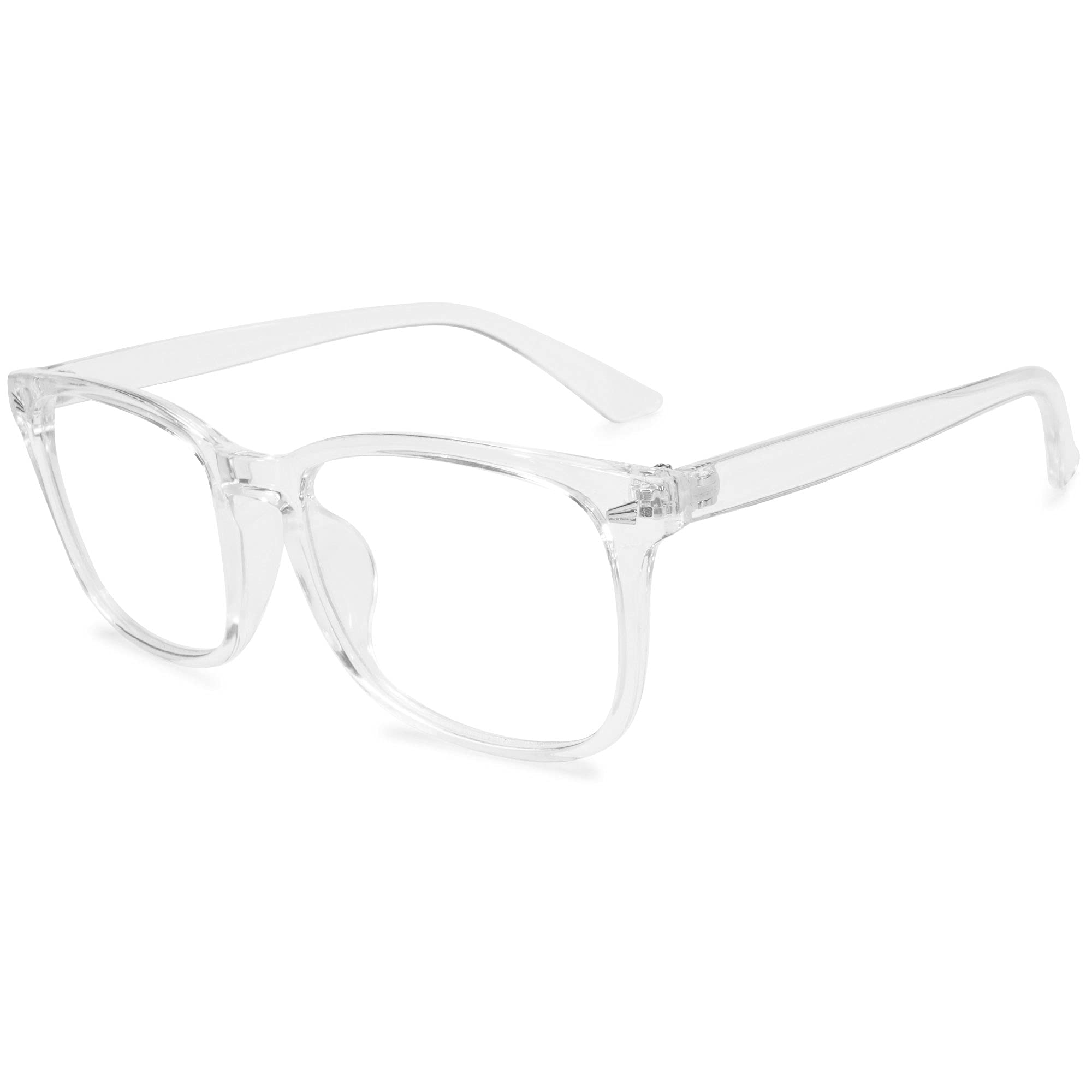 MAGIMODAC Blue Light Blocking Glasses Reading Glasses Lightweight Frame Eyeglasses 1.0 1.25 1.5 1.75 2.0 2.25 2.5 2.75 3.0 3.5 4.0 Unisex for Women and Men and Aged (Transparent - Image 2