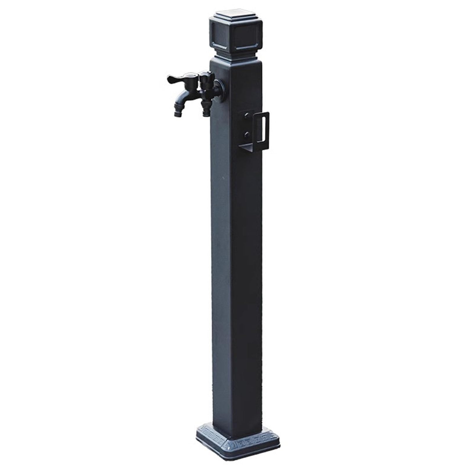 WOTZOV Outdoor Faucet Water Column, Floor Freestanding Garden Watering Fountain Hydrant Landscape Decor Taps With 10M Spray Gun & Hook