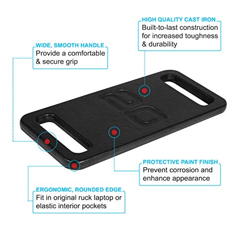 Yes4All Ruck Plate Cast Iron - 20Lbs #TOP2