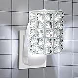 Hohean Wall Fragrance Plug in with Night Light, Compatible with Bath & Body Works WallFlower Fragrance, Wall Plug Essential Oil Diffuser with Nightlight for Home, Office, Square Rhinestone (1 Pack)