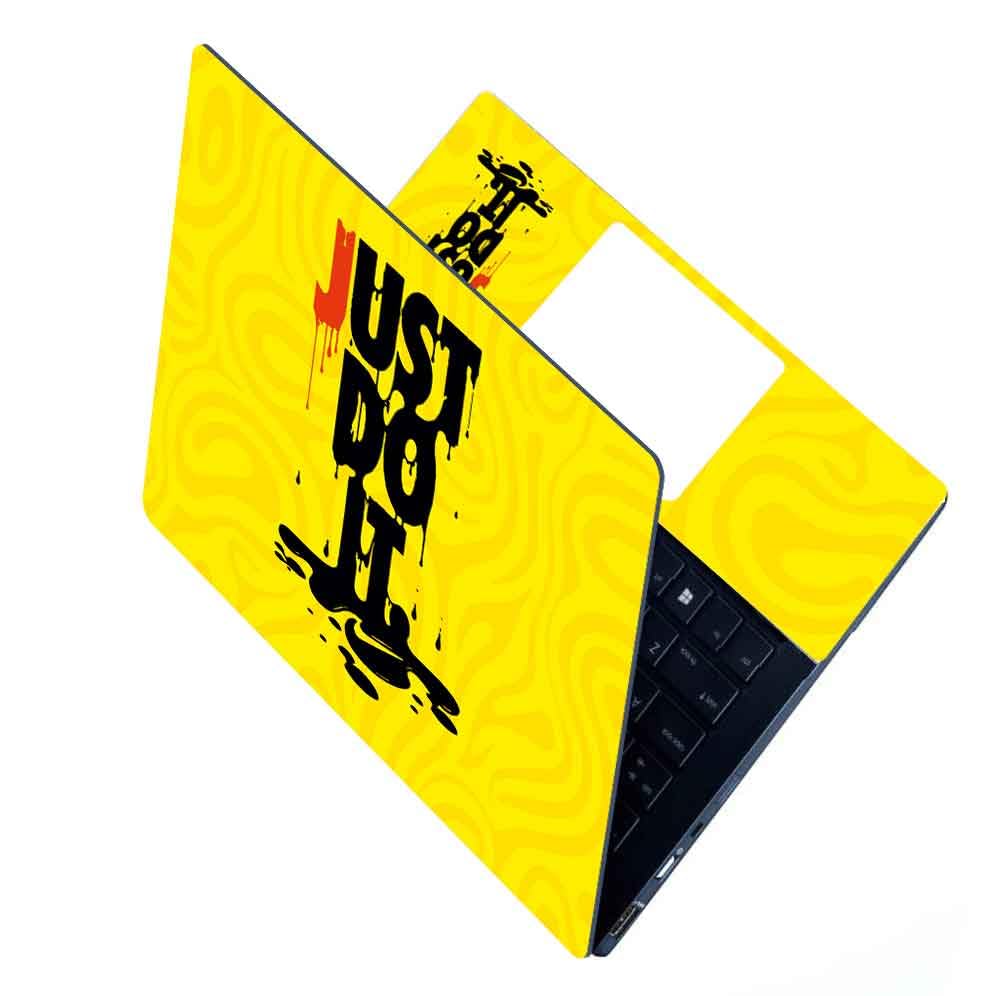 Image of Full Laptop Skin Stickers HD Quality Sticker for Laptops Upto 15.6 inch (Dustproof|Waterproof|Scratchproof|Reusable) - BE DO IT FL