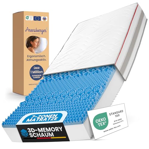 Arensberger FLEXX Matratze 140x200 cm | Kaltschaummatratze...