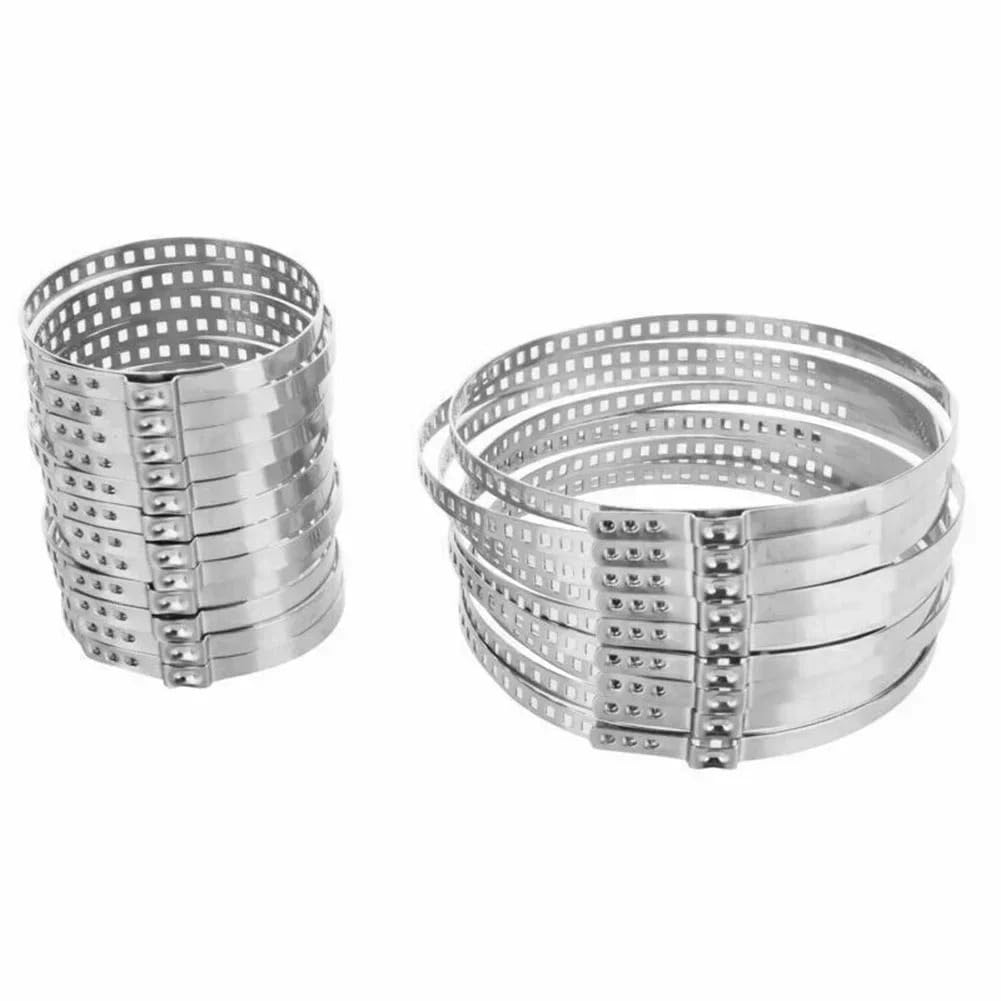Cuffia giunto omocinetico Kit giunti alberi di tra Morsetto per giunto omocinetico regolabile in acciaio inossidabile da 8 mm per dell'asse di trasmissione, morsetti 50-120 mm/25-50(L)