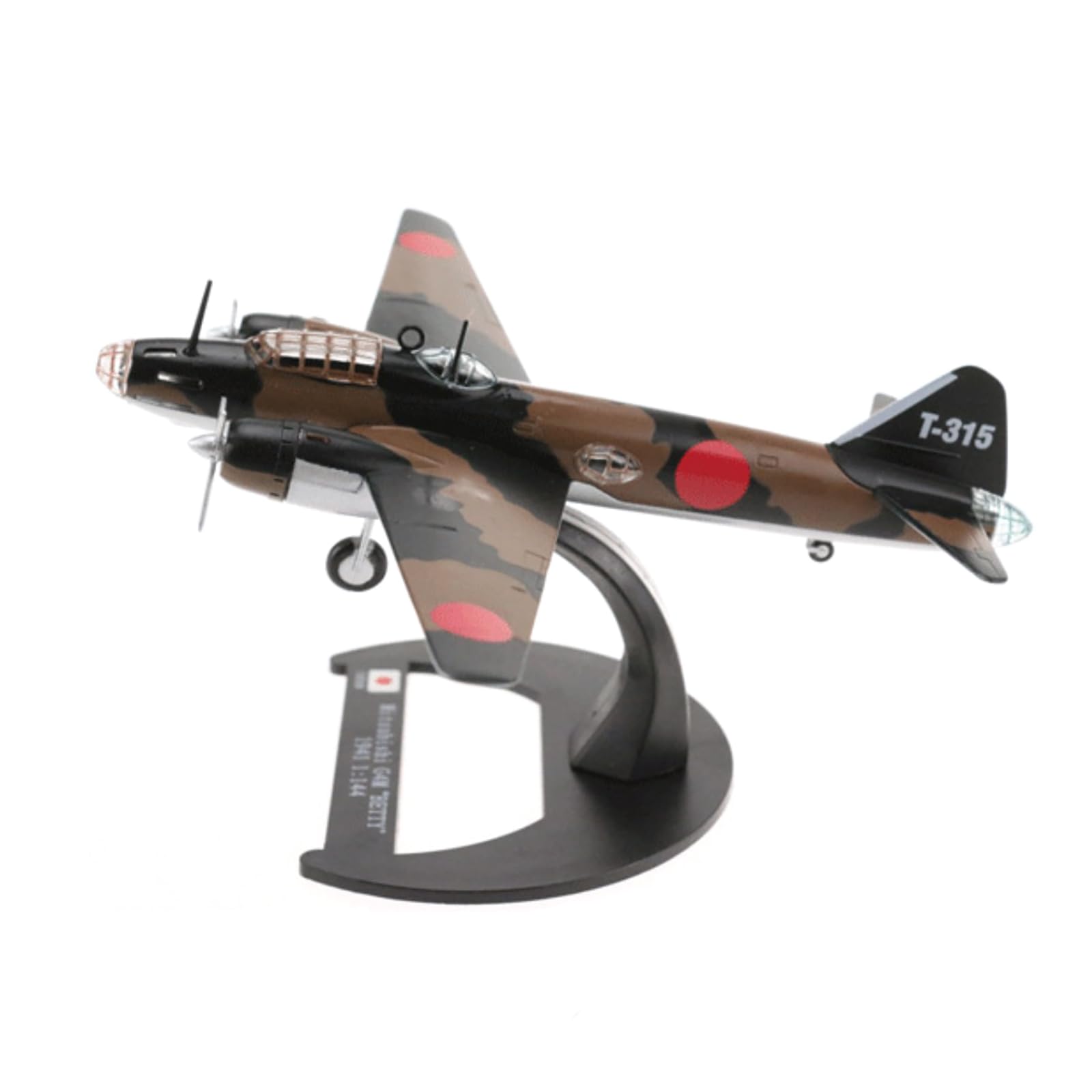 1/144 Scale WWII G4M Betty Bomber Model Alloy Plane Model for Collection AE