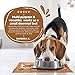 Soggy Doggy Slopmat - Caramel Brown/Oatmeal Bone - 18” x 24″ - Water Absorbing Door Mat for Muddy Paws and Food/Water Bowls - Microfiber Chenille Small Doormat - Machine Washable
