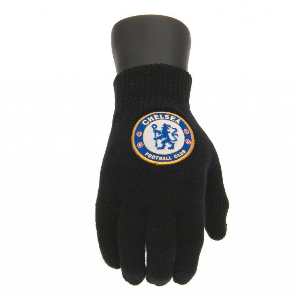 Guantes de punto oficiales del Chelsea FC, multicolor