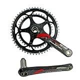 Hollow Crank Technology Fulcrum Torq R Racing Carbon Kurbelsatz Kurbelgarnitur Rennrad 53/39 Zähne 170/175mm