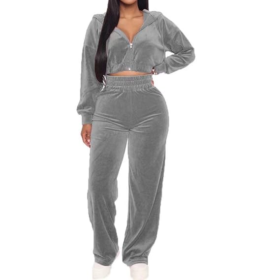 Buy Womens Sexy Velvet Sweatsuit 