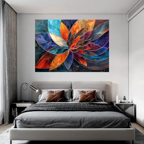 Toile murale abstraite de qualité supérieure 80 x 120 cm