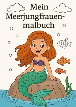 Paperback Mein Meerjungfrauenmalbuch (German Edition) [German] Book
