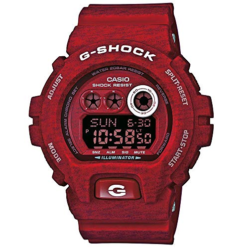Casio G-Shock Red-Tone Digital Dial Resin Quartz Men's Watch 10019180