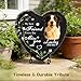Goodoo Personalized Memorial Gifts for Loss of Dog, Rainbow Bridge Pet Memorial Stone, Custom Pet Stone with Photo & Name, Weatherproof Garden Grave Plaque, Grave Marker Sympathy Gift(Design 5)