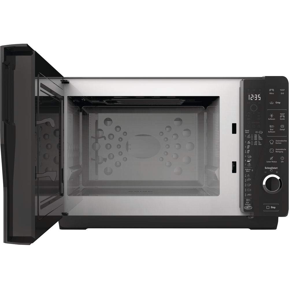 Bauknecht MW 427 SL Mikrowelle 800 W 25 L Grill 1000 W Crisp Dampfgarfunktion AutoClean Silber