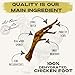 JACK'S PREMIUM Dehydrated Chicken Feet for Dogs - All Natural Dental Dog Chews - Single Ingredient Chicken Treat - Made in USA (10 Count)