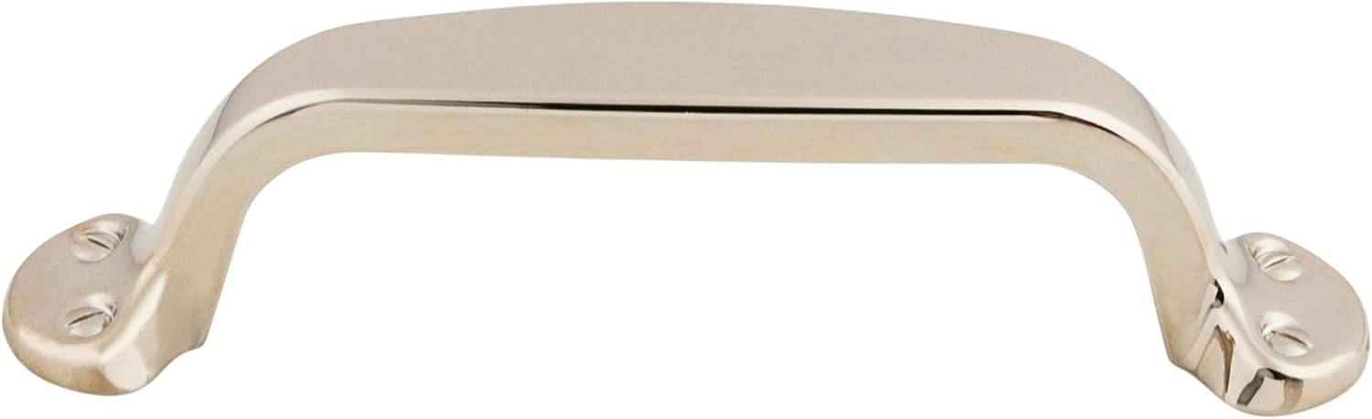 Top Knobs M1261 Asbury Collection 3-3/4" Trunk Pull, Polished Nickel