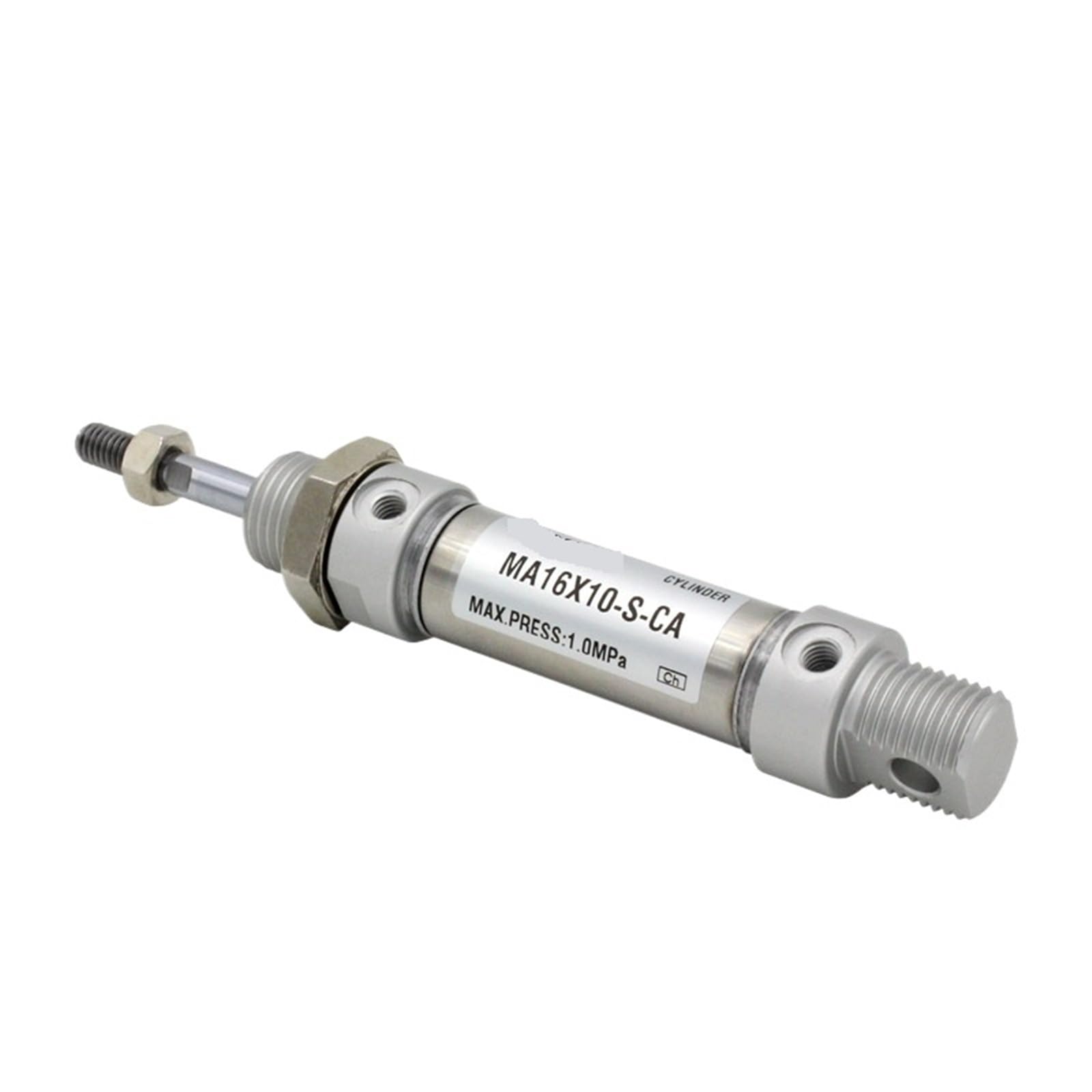 Cilindro neumático MA25X150S de 25mm con carrera ajustable para automatización eficiente