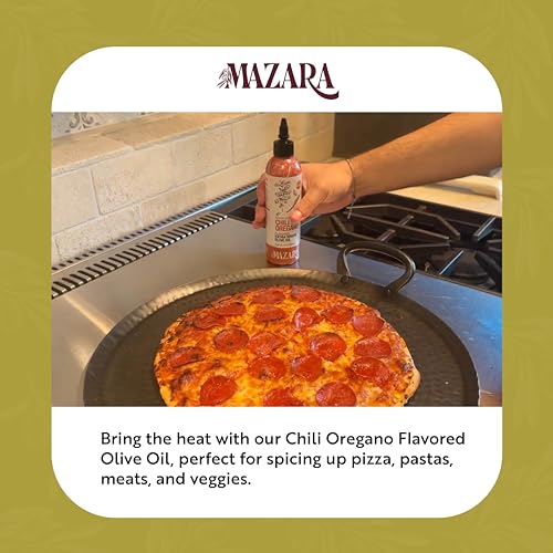 Mazara Premium Aceite de Oliva Extra Virgen con Chile y Orégano 250 ml miniatura 7