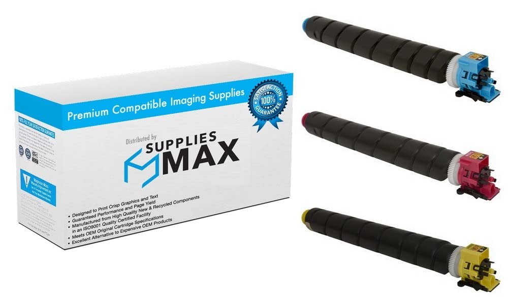 Compatible Replacement for Copystar CS-3252CI/CS-3253CI Toner Cartridge Combo Pack (C/M/Y) (TK-8337CMY)