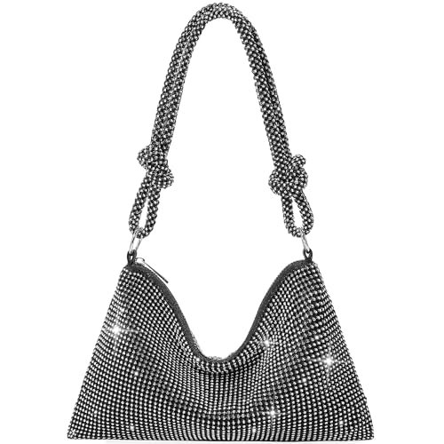 Image of GEMIU Evening Bag Sparkle Purses for Women, Rhinestone Clutch Purse for Women Dressy Sequin Purse