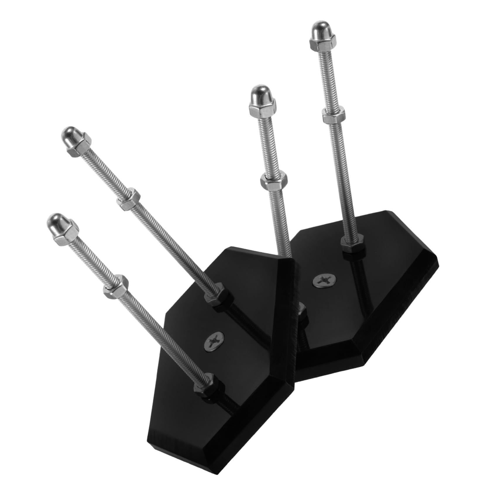 BESPORTBLE Skateboard Display Rack 2pcs Wall-mounted Skateboard Hangers Sturdy Acrylic