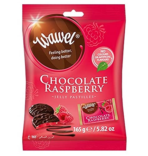 Wawel Chocolate Raspberry Jelly Pastilles 165 g