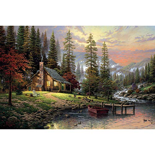 Artoree DIY 5D Diamond Painting by Number Kit for Adult, Full Drill Diamond Embroidery Kit Home Wall Decor-16x20