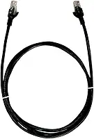 Cabo de Rede PlusCable Preto 10Metros PC-ETHU100BK Cat.5E Patch Cord - Conectores RJ45 Capa de PVC