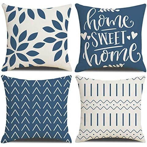 Homefeelzydys Light Blue Cushion Covers Set Cover