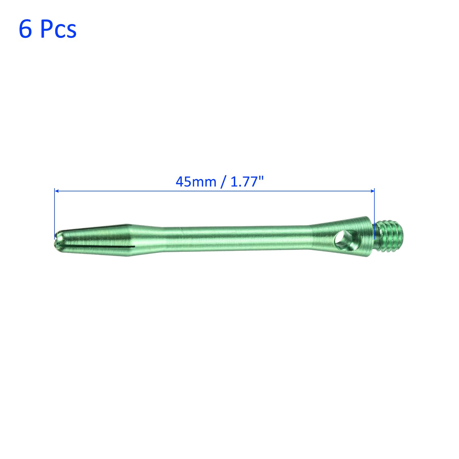 M METERXITY 6 Pack Darts Shafts, Aluminum Darts Stems Medium 2BA Thread - Image 3