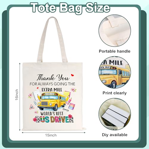 Bolsa tote para conductora de autobús escolar miniatura 4