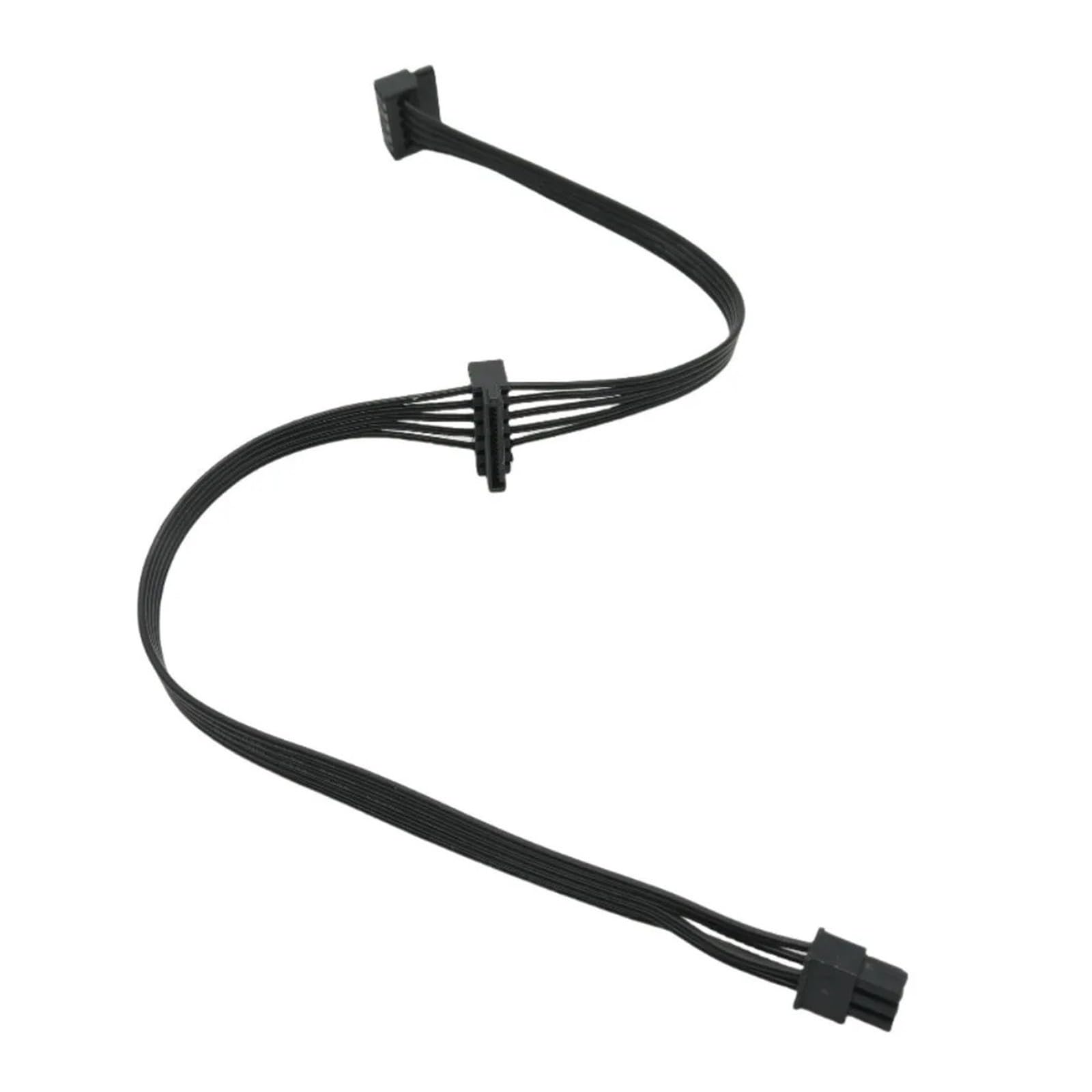 Cavo di alimentazione splitter mini da 6 pin a SATA(Mini 6Pin to 2 SATA)