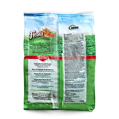 Kaytee Fiesta Max Guinea Pig 2.5lb miniatura 2