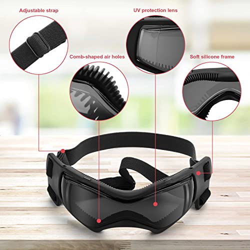 Goggles for Dogs, Ownpets Dog Glasses UV Protection Goggles Snow Protection Wind Protection Dust Protection with… - Image 4