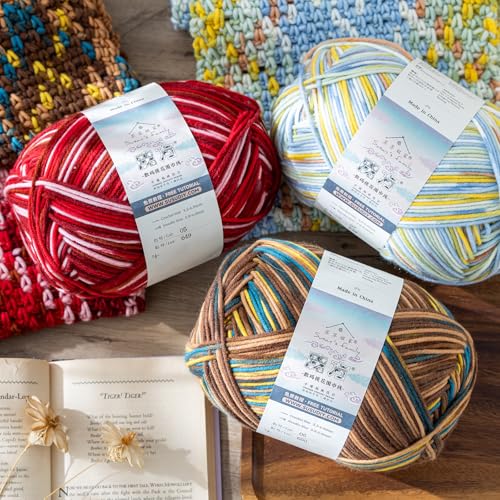 Image of Scarf Yarn Magic Cube - 2 x 250g / 874 Yards - Butter Bear
