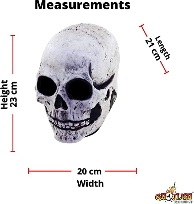 Generique - Skeleton Mask for Adults, White - Image 4