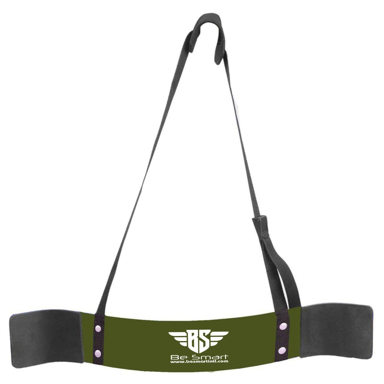 Heavy Duty Arm Blaster Body Building Bomber Bicipite Curl Tricipiti Muscolare Fitness UK (verde)