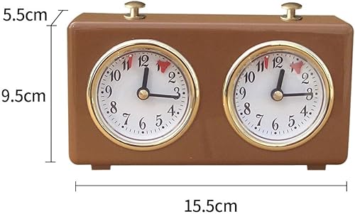 Miniatura 3 de Reloj de ajedrez, reloj analógico de ajedrez, reloj de ajedrez profesional con grandes esferas fáciles de leer, temporizador de ajedrez profesional,