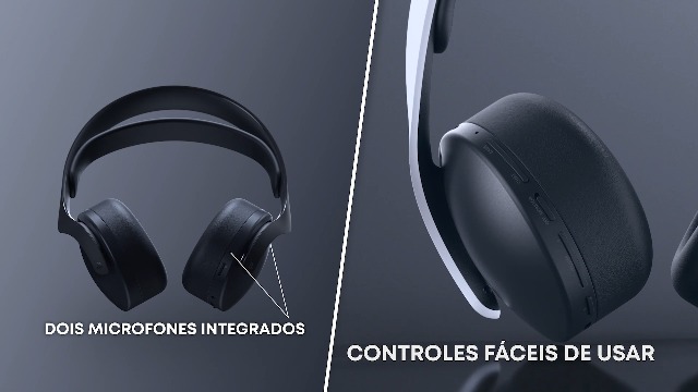 Headset sem Fio Pulse 3D Midnight Black - PlayStation 5 : Amazon