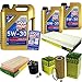 Produktbild QR-PARTS 69362822 Filter Set Inspektionspaket 7 Liter Liqui Moly Motoröl Longlife III 5W-30 MANN-FILTER Innenraumfilter Kraftstofffilter Luftfilter Ölfilter