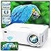 Produktbild WISELAZER Video Beamer Full HD Native 1080P Projektor, 5G WiFi/Bluetooth/Eingebauter Staubfilter/AirPlay/Miracast/4-Punkt Keystone, Heimkino LED HD Projector für HDMI/USB/TV Box/Smartphone/PC