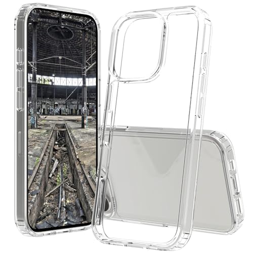JT Berlin Pankow Coque de Protection Transparente Compatible avec Apple iPhone 16 Pro Max (absorbe Les Chocs, Compatible sans Fil Charging Qi, Anti-Rayures, Anti-Traces de Doigts) Transparente