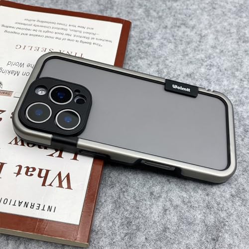 Coque iPhone 16 Pro Max refroidissement silicone souple gris évite surchauffe - 6