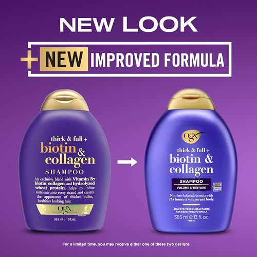 Ogx 022796916709 Thick & Full + Biotin & Collagen Volumizing Shampoo thumb #1