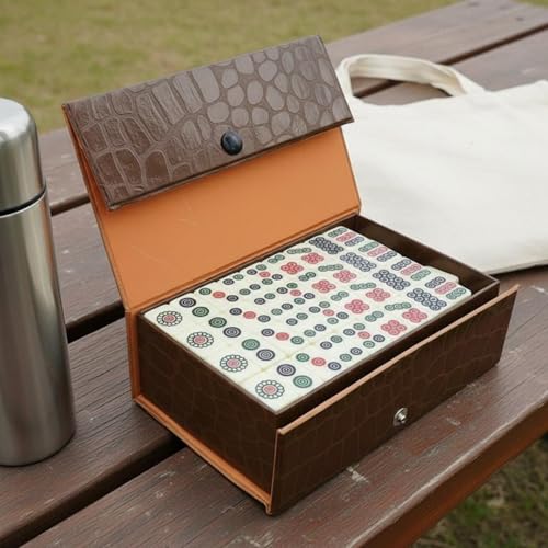 Set Mini Mahjong Ligero con Caracteres Grabados miniatura 7